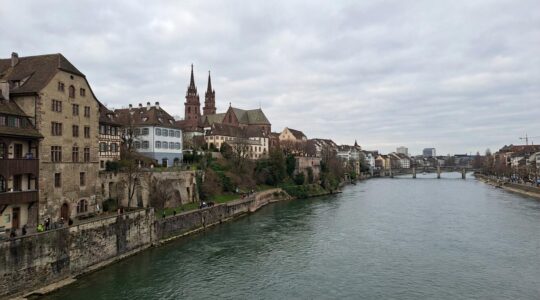 Panoramablick auf Basler Altstadt mit Rhein und Münster – Immobilienmarkt Basel 2026